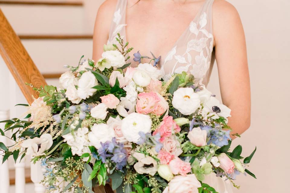 Bridals on staircase