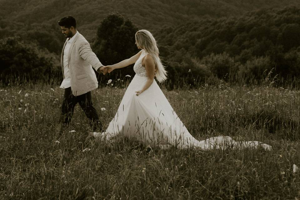 Mountain elopement