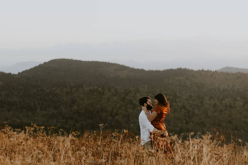 Mountain engagement session