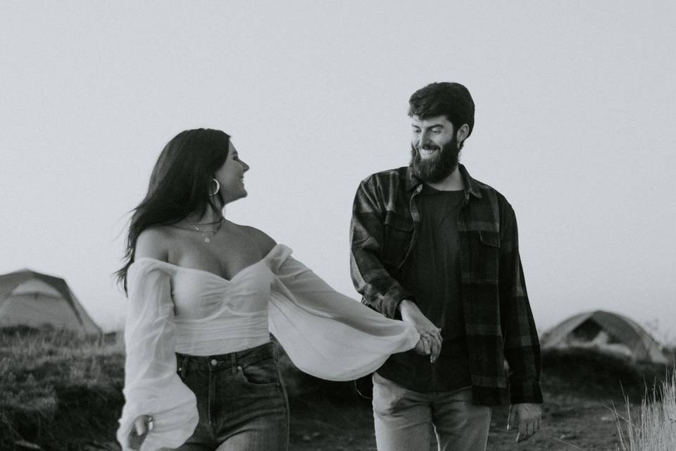 Mountain engagement session