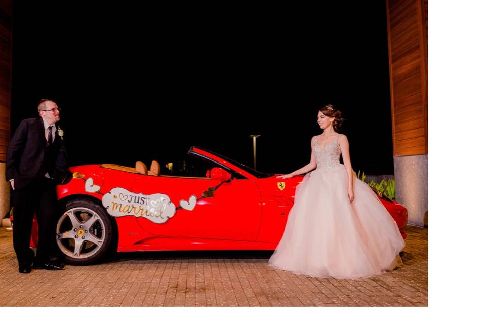 Wedding Exit Car