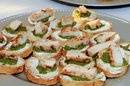 Chicken Pesto Crostini's