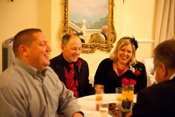 Phil & Cindy (co-owners of Big Girls Events) enjoying their son's wedding