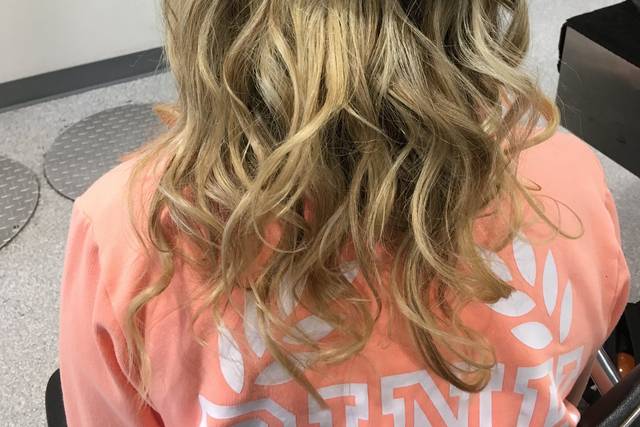 Bridal hairdo