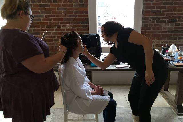 Styling the bride
