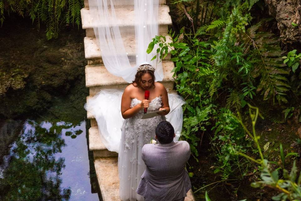 Vows in Cenote