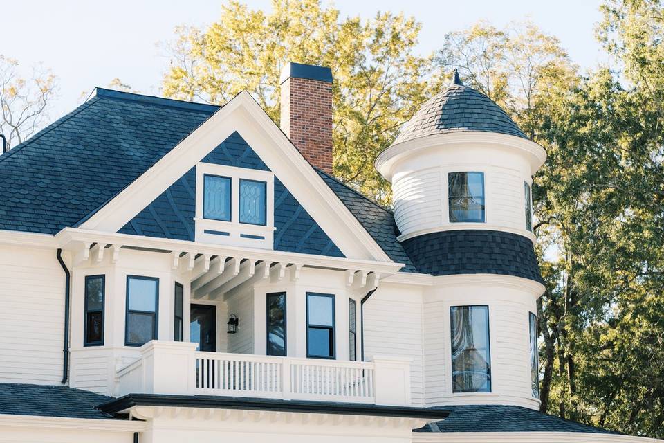 Main house and porch