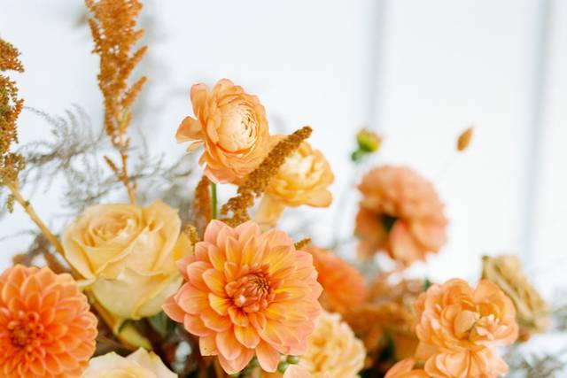 Fall floral arrangement