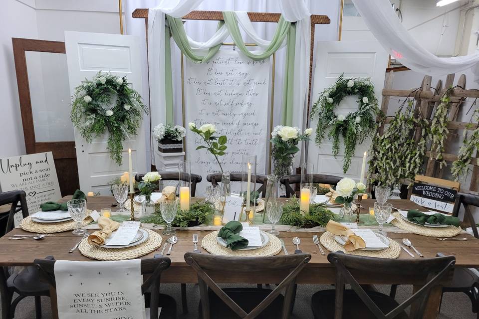 Harvest Table Tablescape