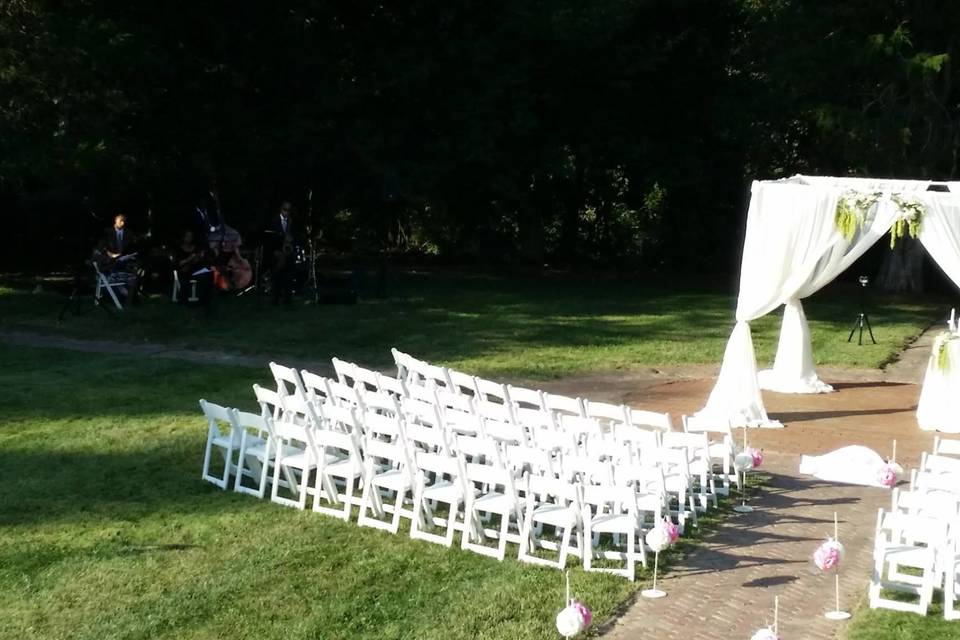 Wedding ceremony seats
