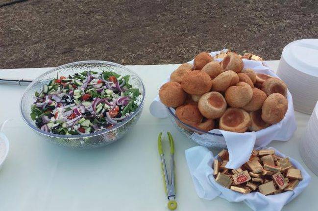 Salad area