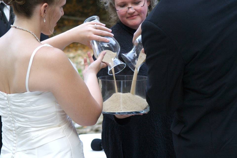 Indoor wedding