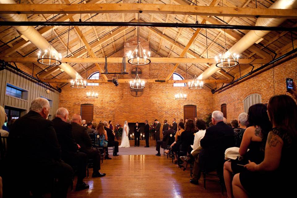 Indoor wedding