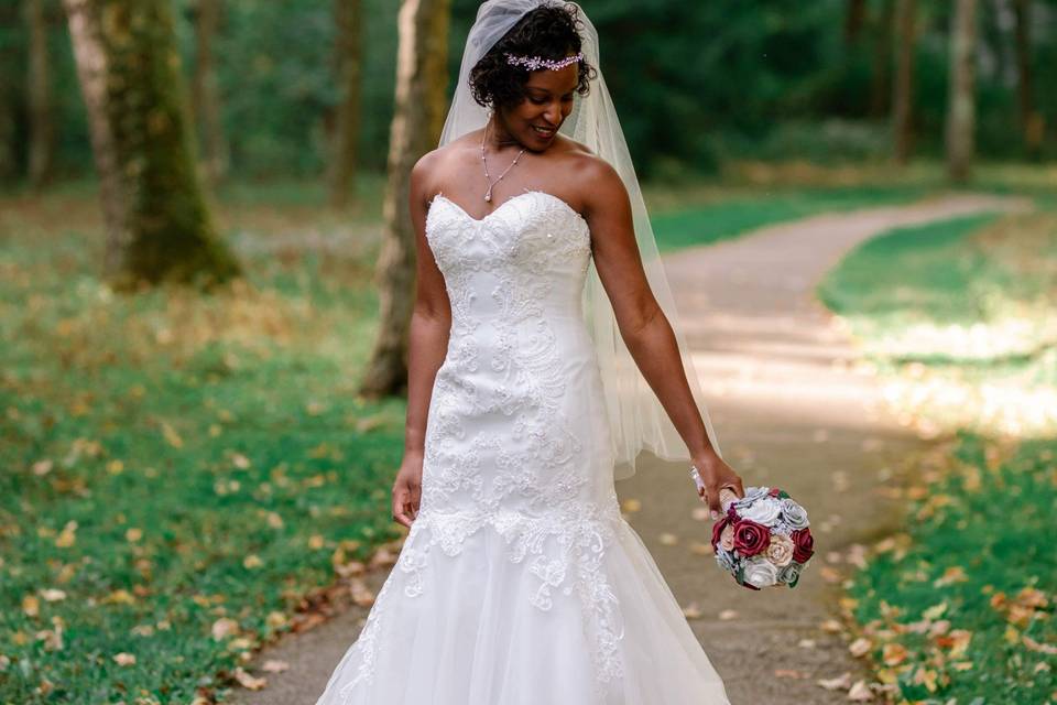 Bride, stylized