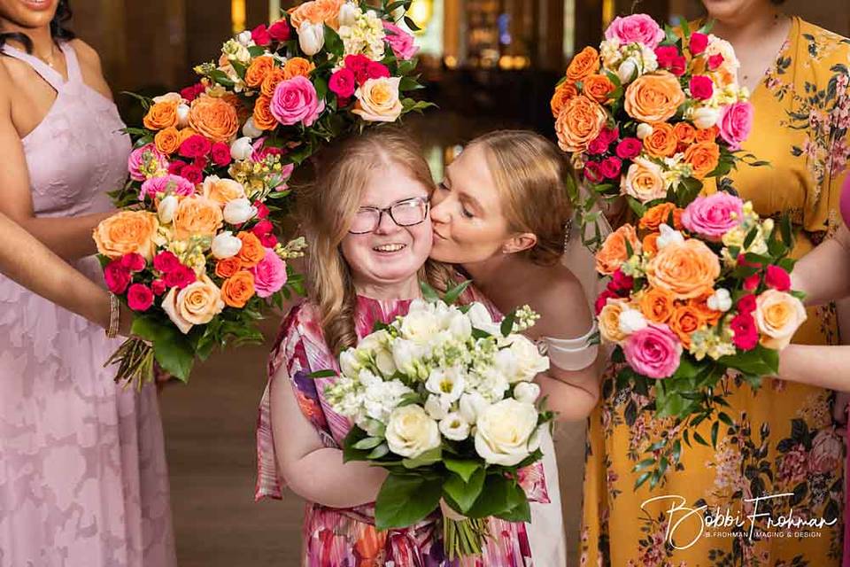 Sisters and bridemaids
