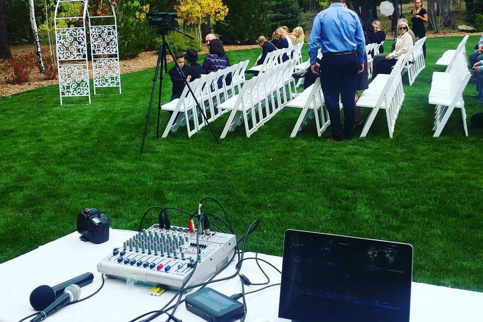 Garden wedding