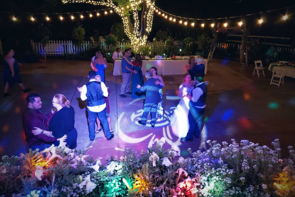 Reception dance floor