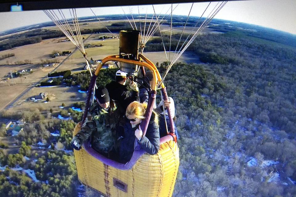 Hot Air Balloon Rides with Balloon Chase Adventures in Scranton