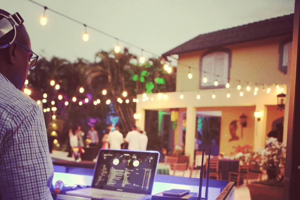 Backyard wedding