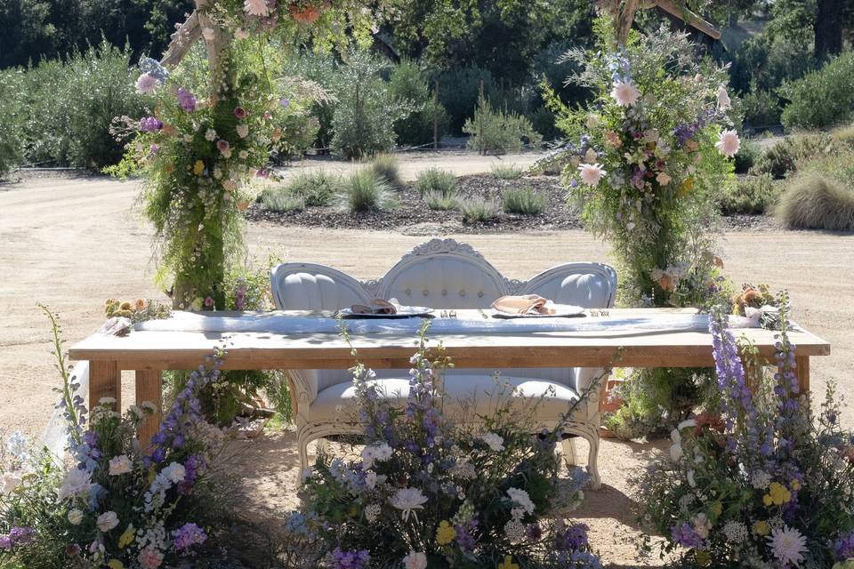 Sweetheart table