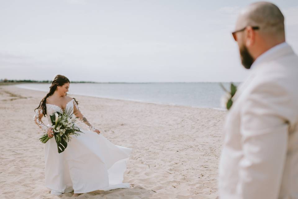 Here comes the bride