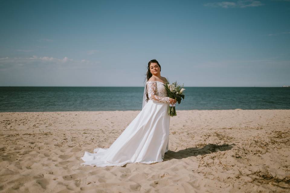 Beach bride