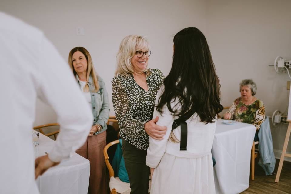 Mom and sister