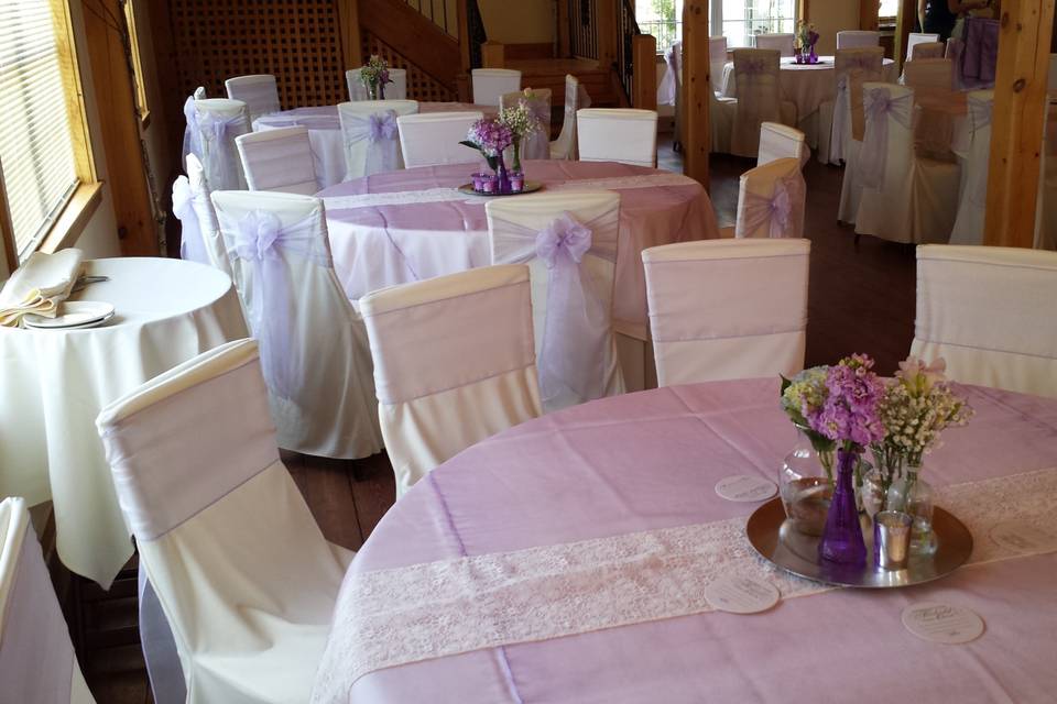 Lilac organza