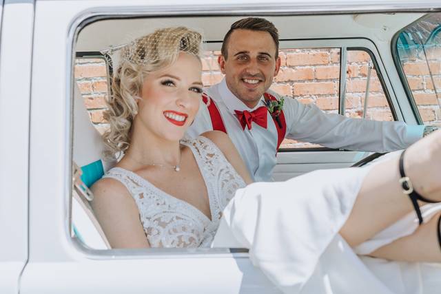 Retro wedding