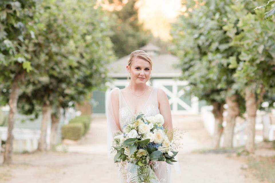 Sweet horse track wedding