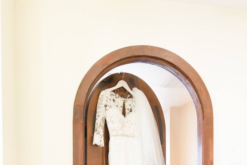 Bridal gown santa cruz wedding