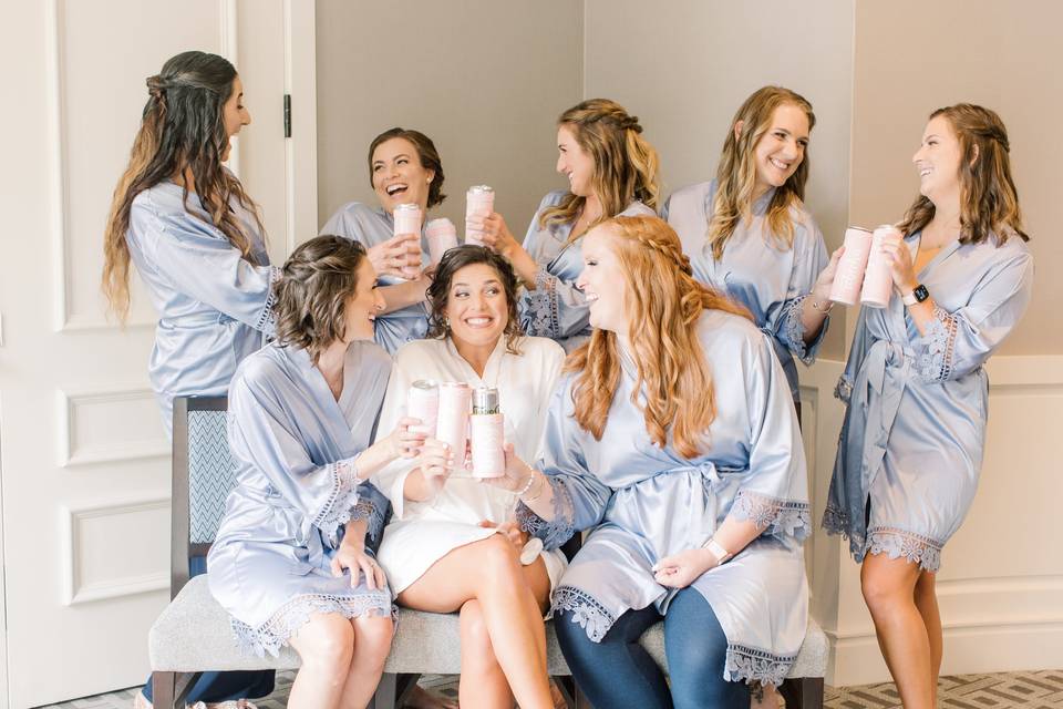 Bridesmaids Robe Cheers