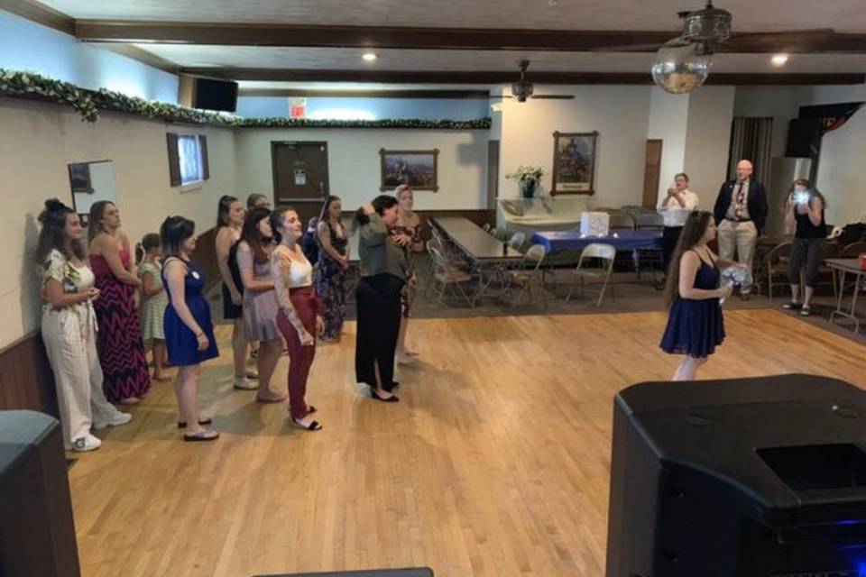 Dance floor fun