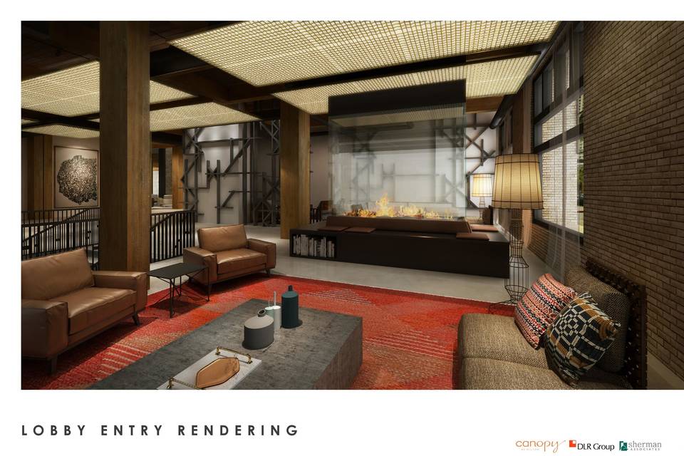 Canopy lobby rendering