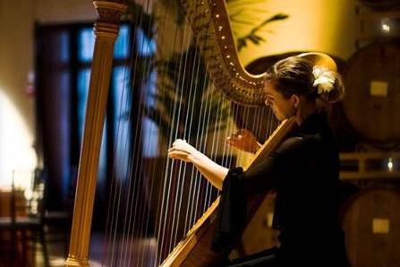 Harpist Krista Strader