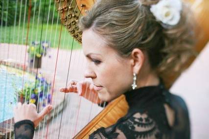 Harpist Krista Strader