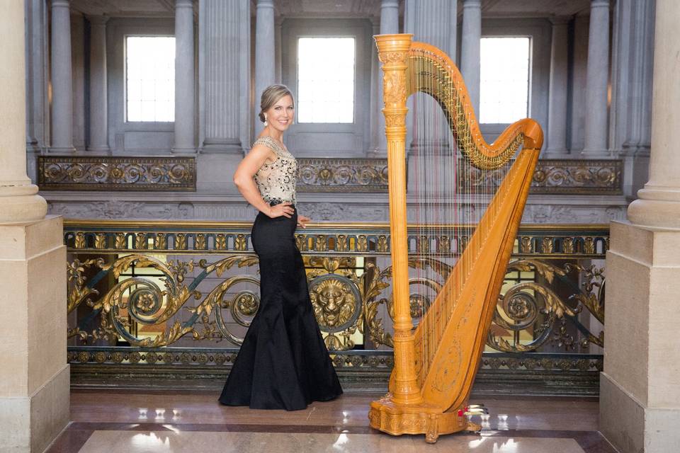 Harpist Krista Strader