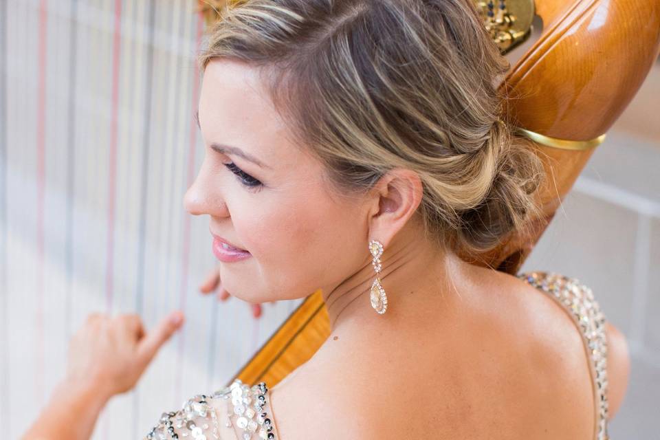 Harpist Krista Strader