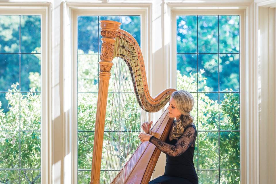 Harpist Krista Strader