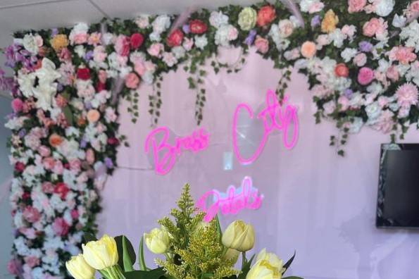 Celebrating love with flowers