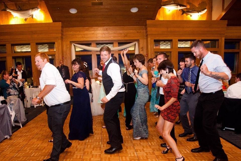 Reception dance floor