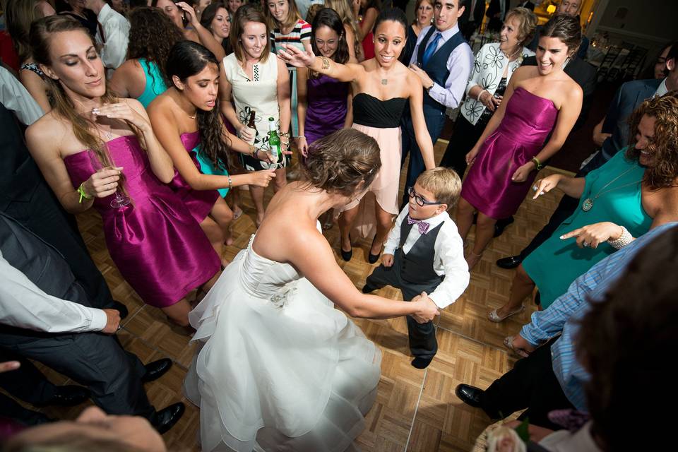 Reception dance floor