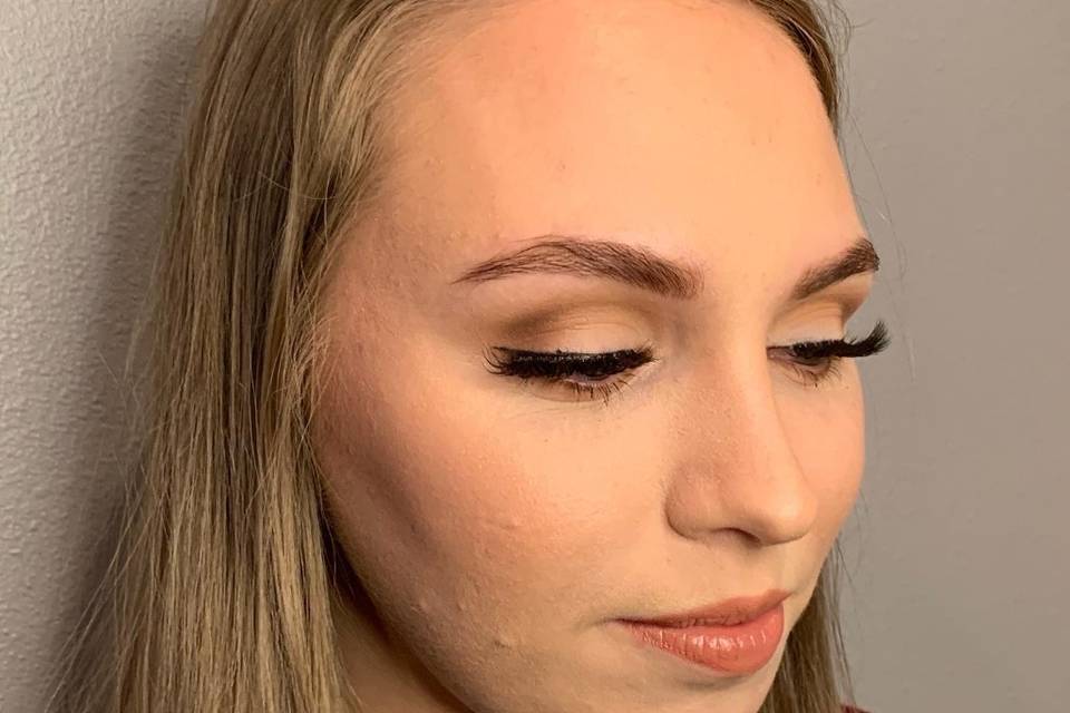Liner and lashes
