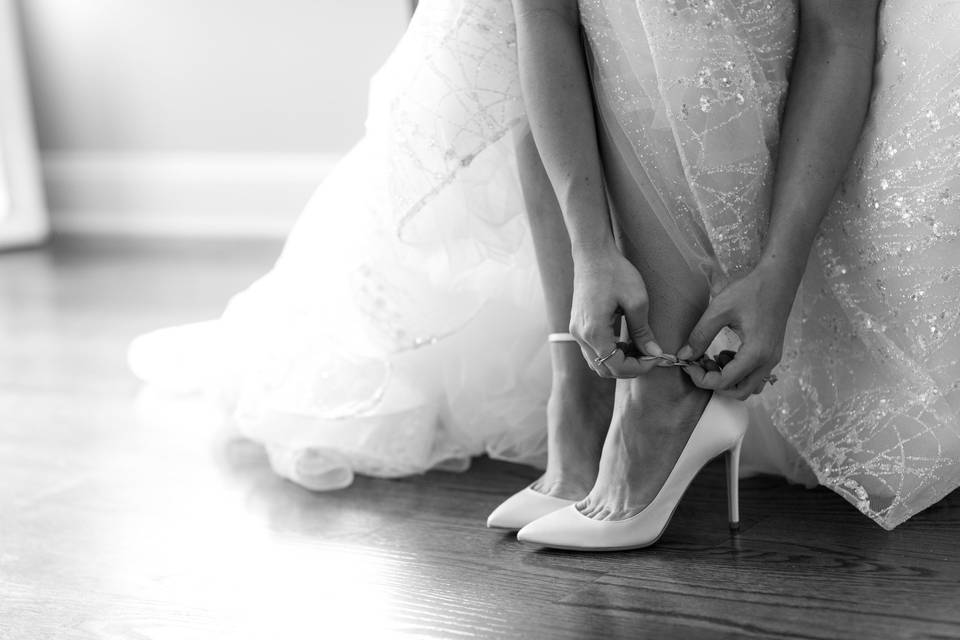 Bride Getting Ready
