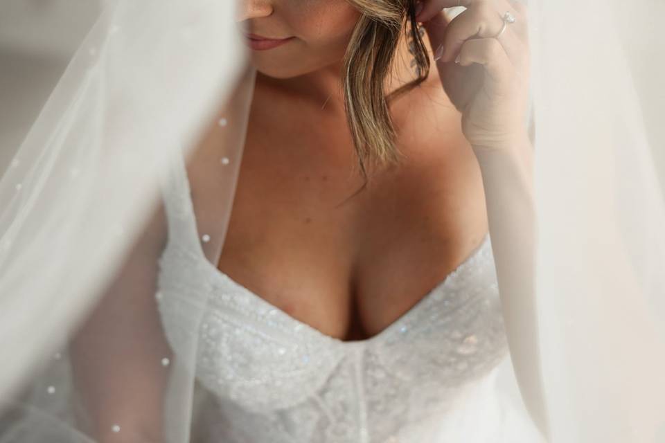 Bride Getting Ready