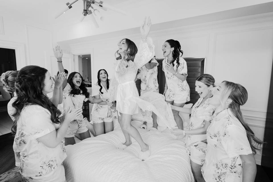 Bride Getting Ready
