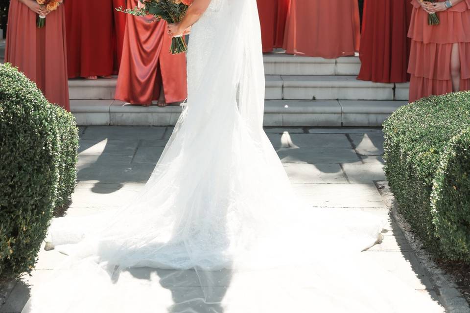 Bride and Bridesmaids