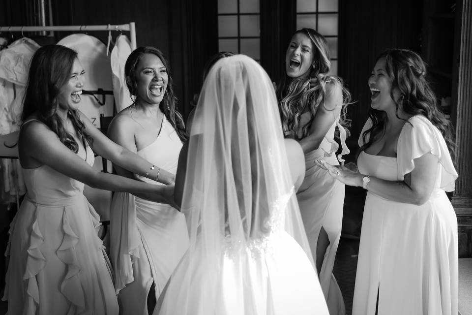 Bride Getting Ready