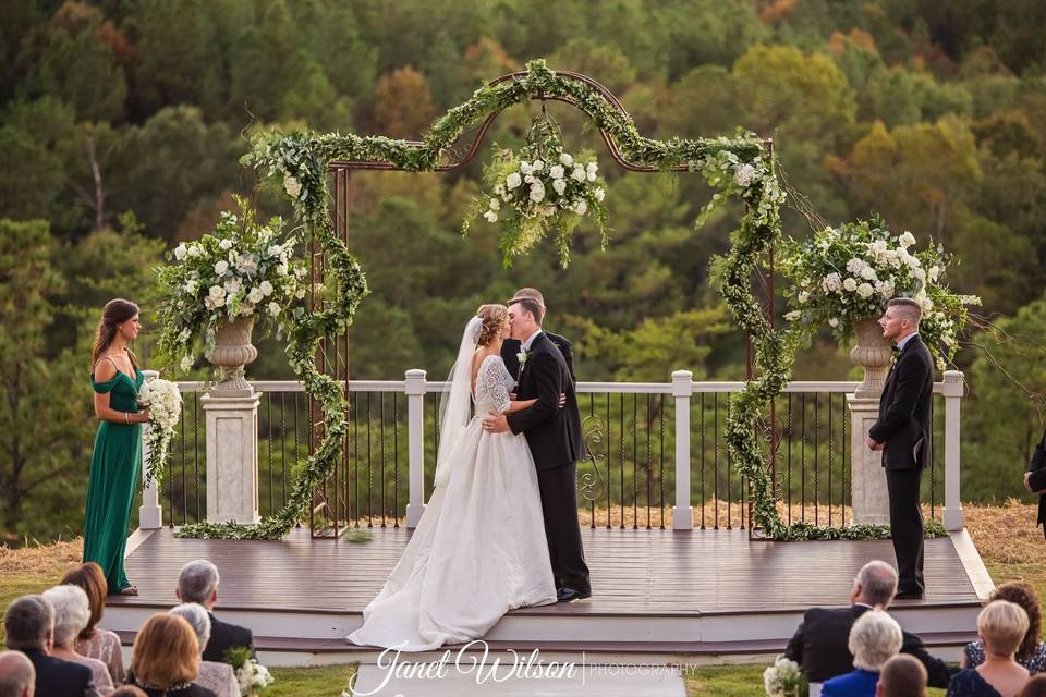 Wedding kiss