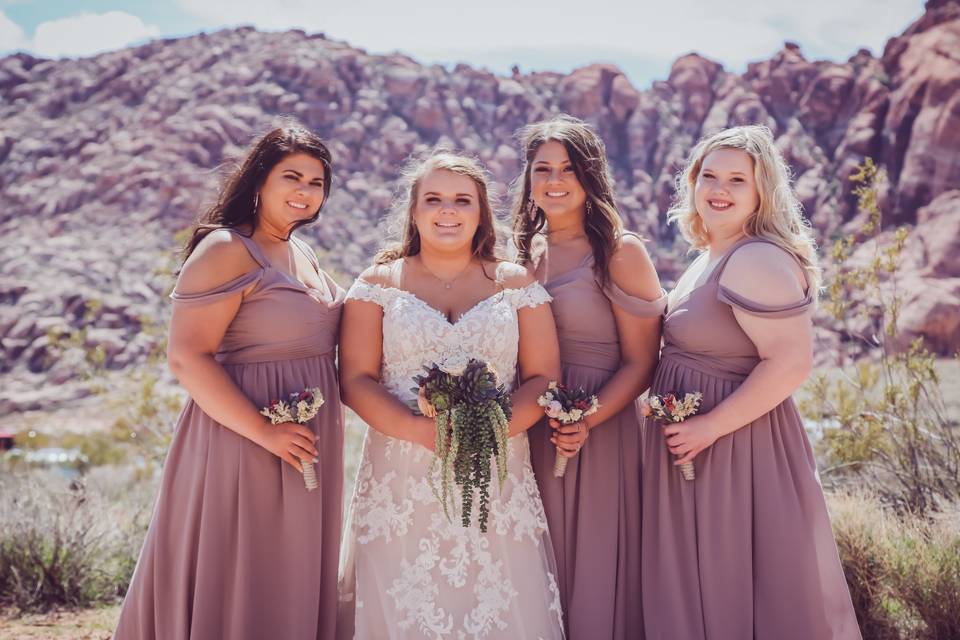 Redrock canyon wedding